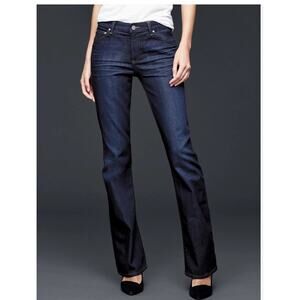 Dark Blue Gap 1969 Perfect Boot Jeans Size 30R/10 EUC Flare *Sold Out Online*